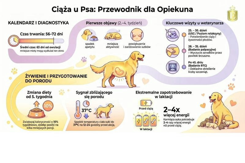 Ile tygodni pies jest w ciąży? Terminy i oznaki porodu